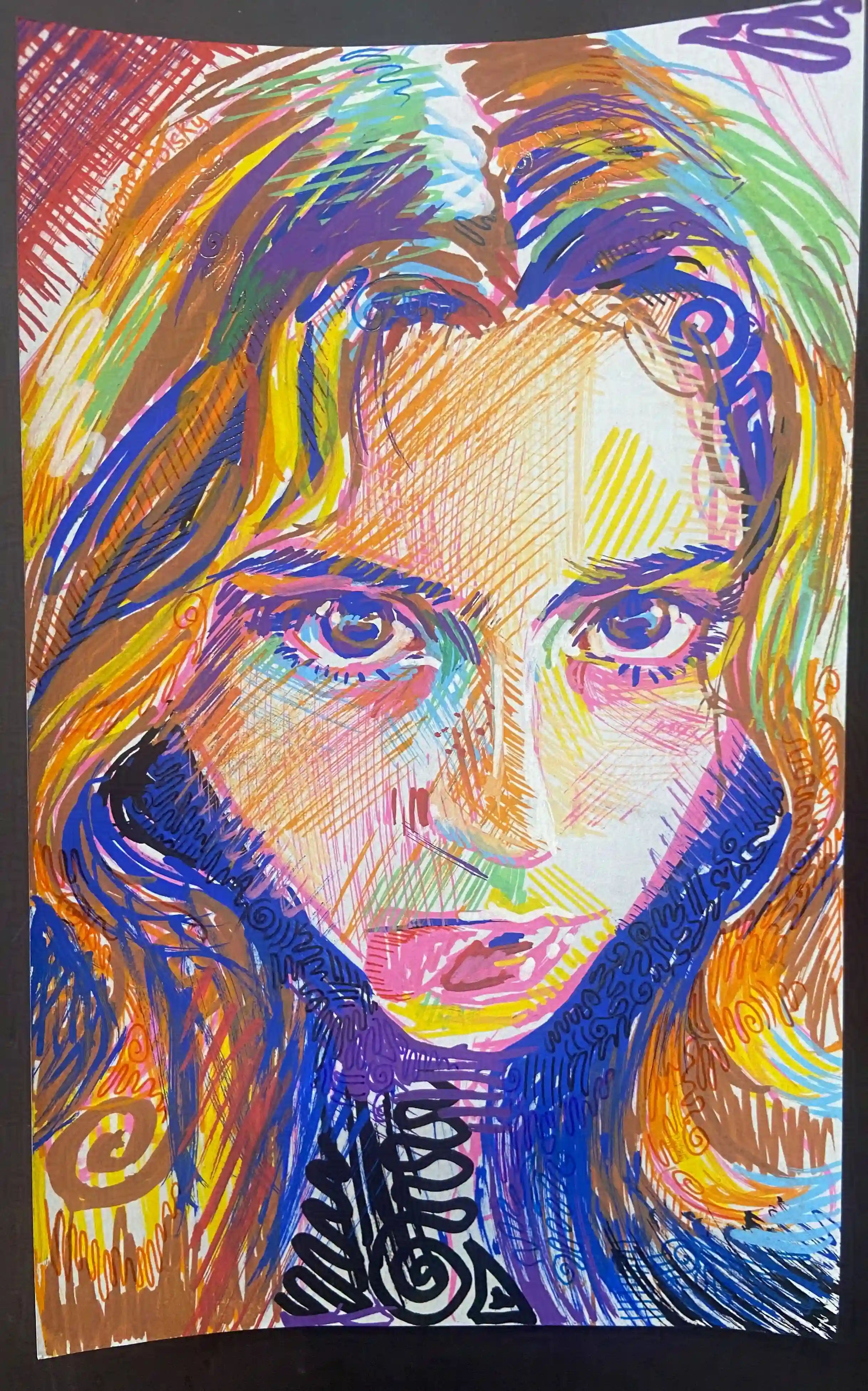 2023 Acrylic on Canvas, 12 x 9 in | cm