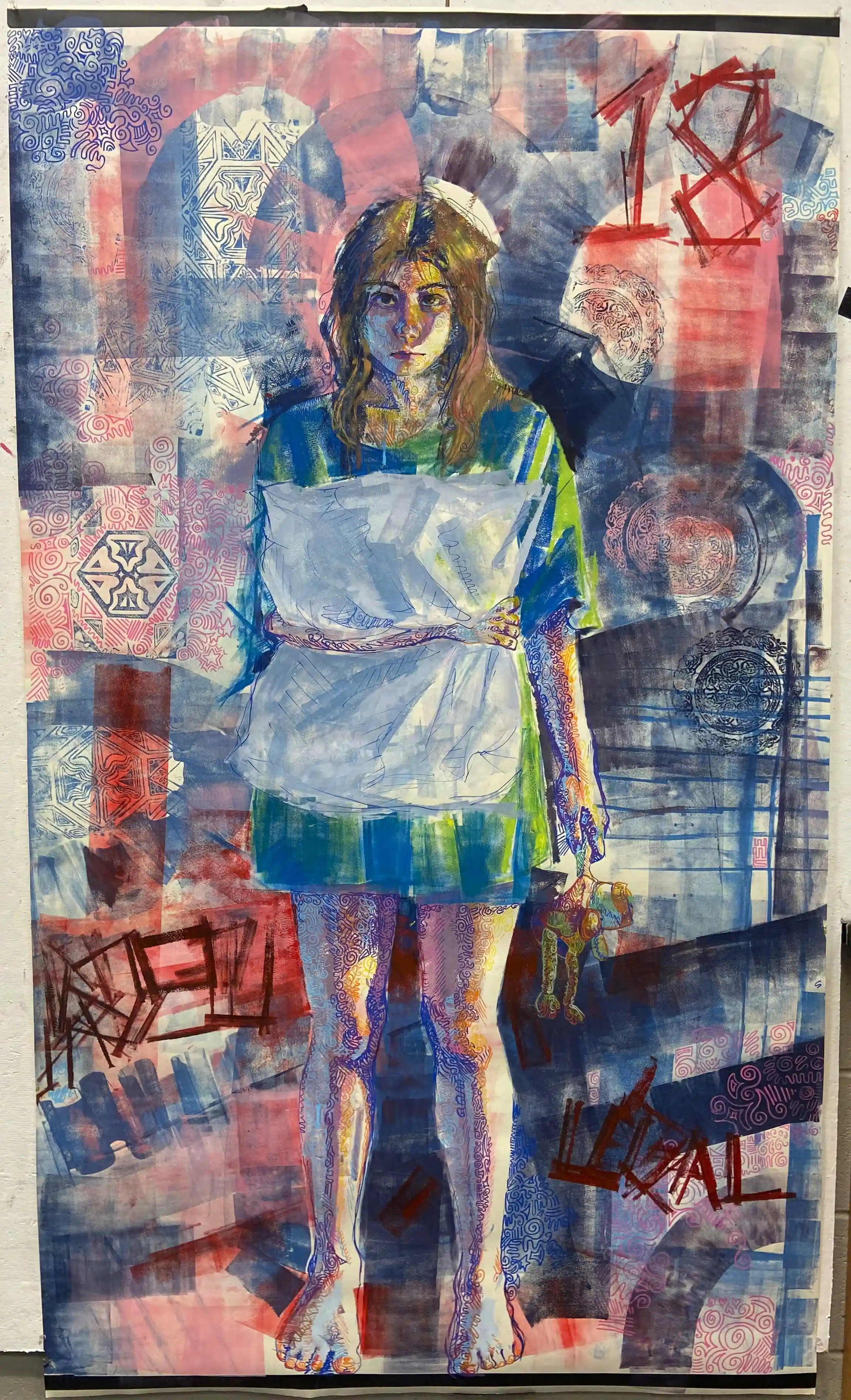 91 x 122 cm, Acrylic on Canvas