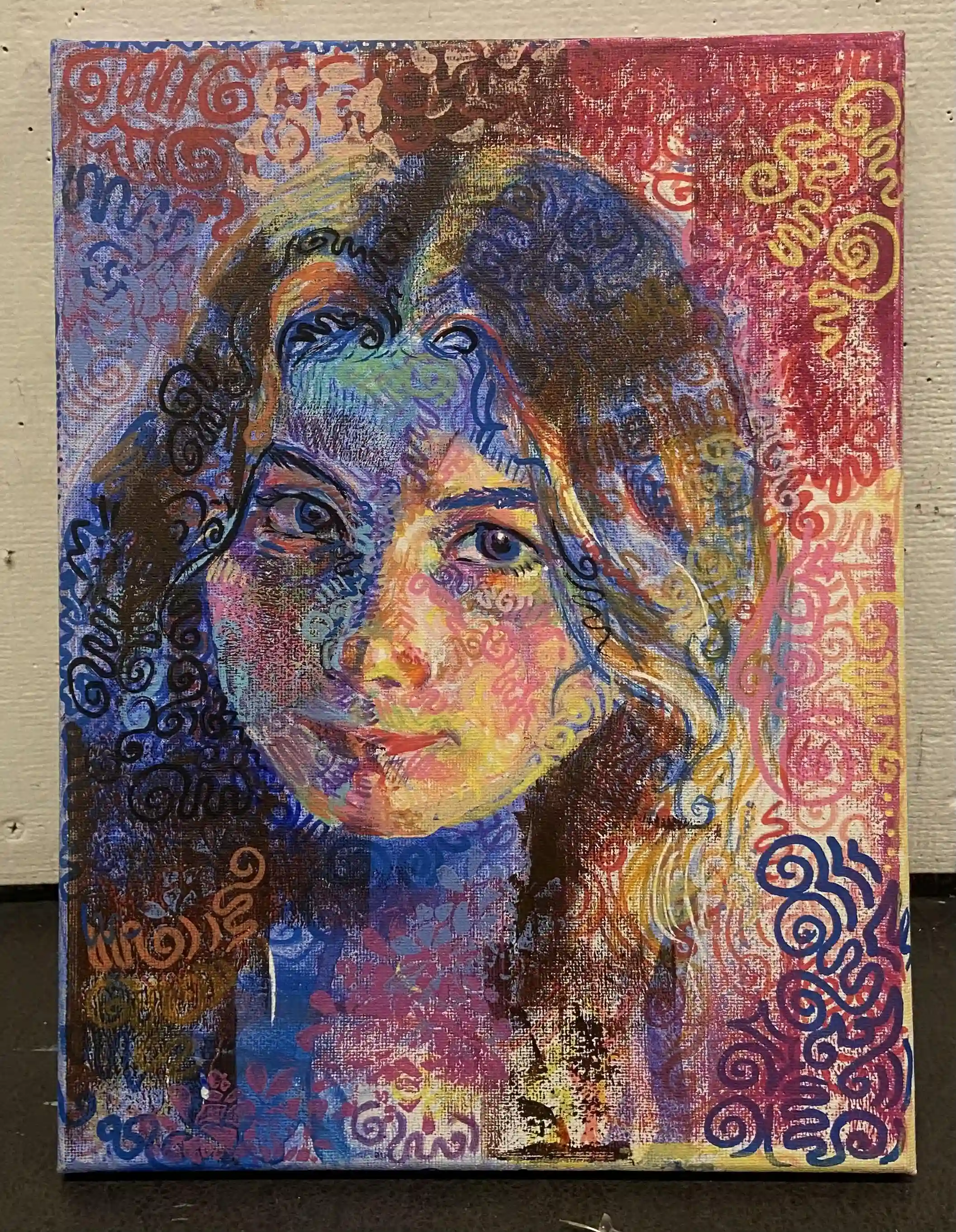 2024 Acrylic on Canvas, 12 x 9 in | cm