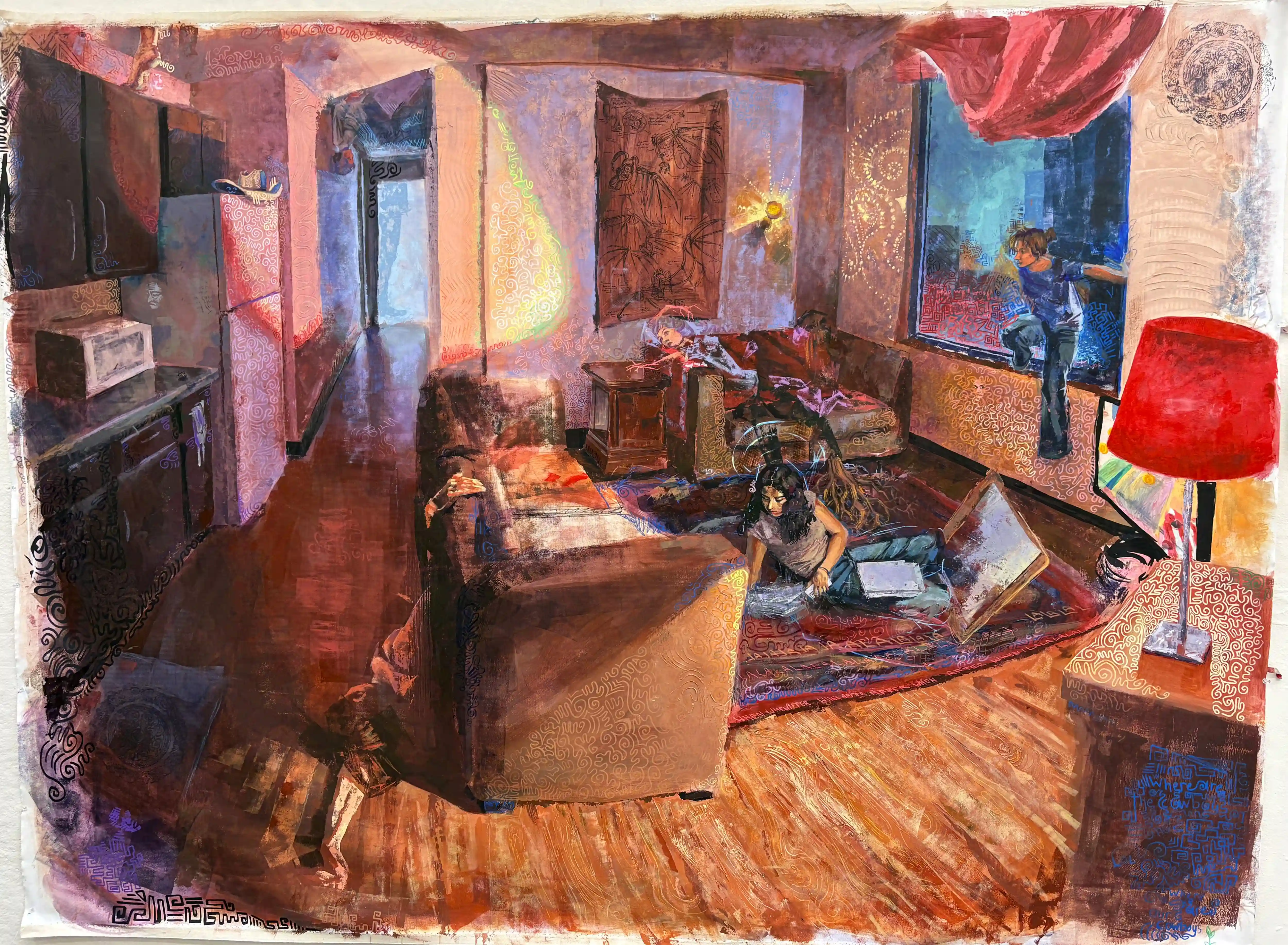 91 x 122 cm, Acrylic on Canvas